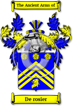 De rosier Family Crest Download (jpg) Legacy Series - 150 DPI